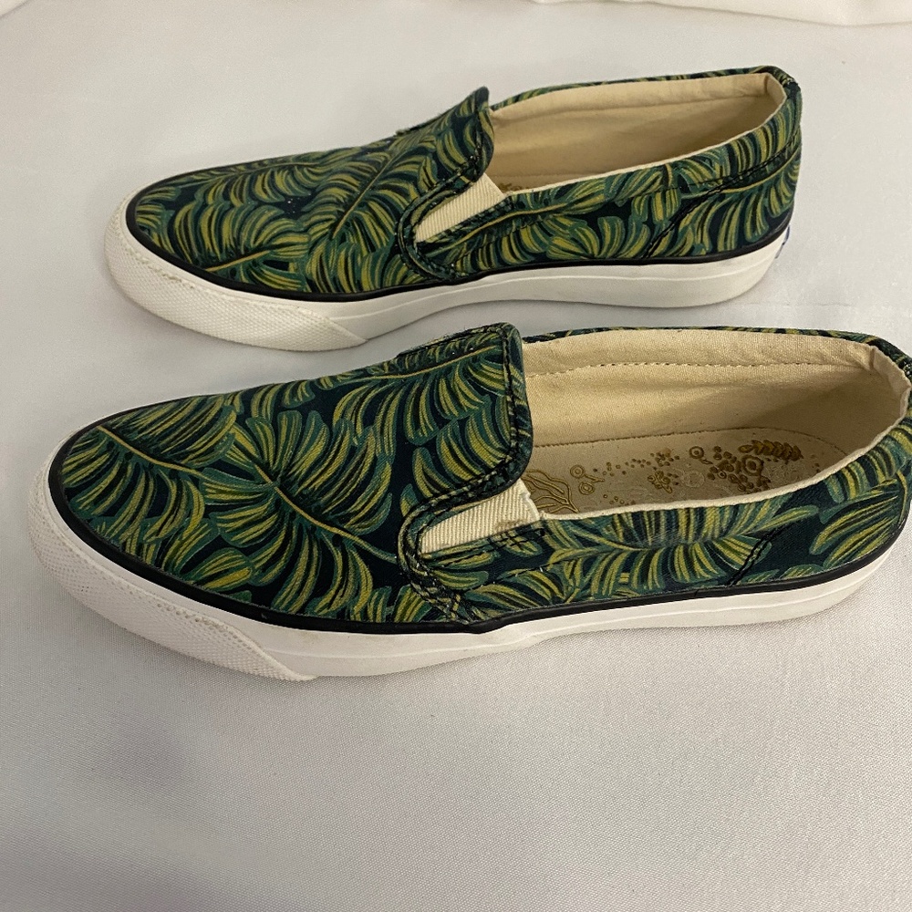 Keds Rifle Paper Co. NWT Anchor Palms Slip On Women's Size 7